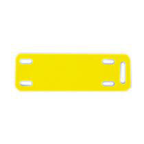 Markeringsplade label 76x12 mm gul RL50 stk LS8 - 1