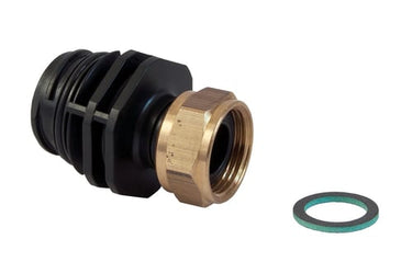 Uponor adapter messing omløber Q&E PPM 1"mt-3/4"sn - 1