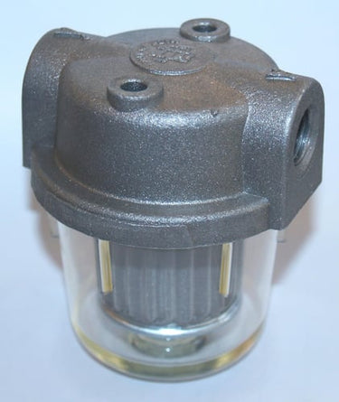 Oliefilter 1/4" med plexiglas - 1