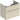 Geberit Icon vaskeskab 740 x 476 x 615 mm 2 skuffer sandgrå højkomprimeret trelags-spånplade lakeret blankpoleret - 1
