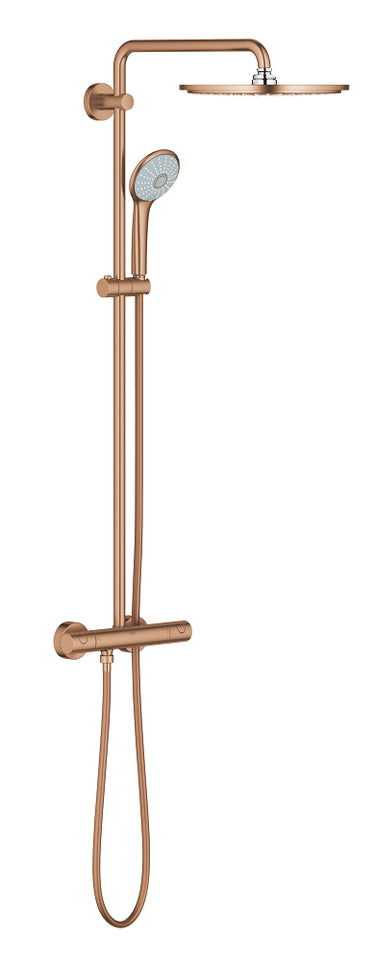 GROHE Euphoria 310 brusesystem med termostat til væg børstet Warm Sunset - 1