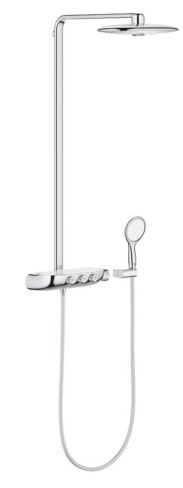 GROHE Rainshower SmartControl Duo 360 brusesystem med termostat til væg krom - 1