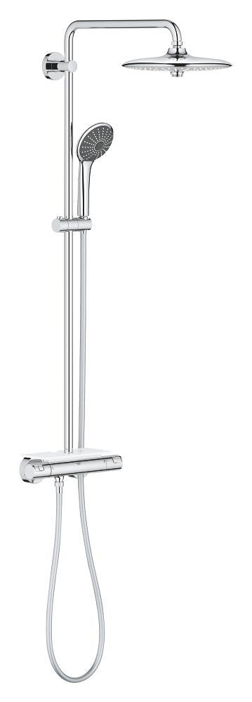 GROHE Vitalio Joy 260 brusesystem med termostat til væg krom - 1
