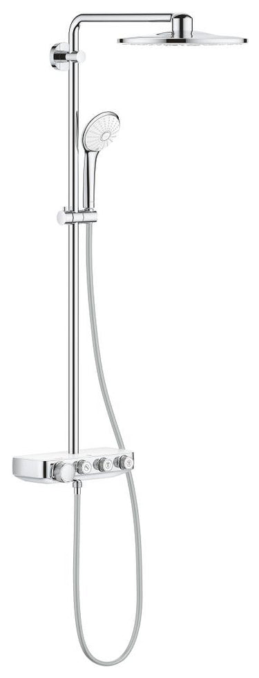 GROHE Euphoria SmartControl 310 Duo brusesystem med termostat til væg Moon White - 1