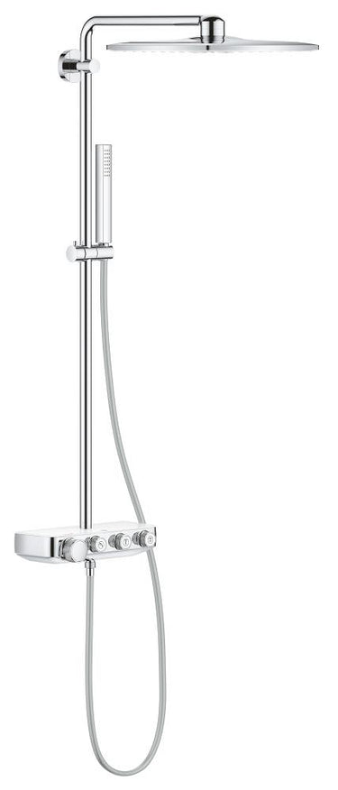 GROHE Euphoria SmartControl 310 Cube Duo brusesystem med termostat til væg Moon White - 1