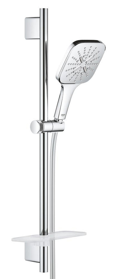 GROHE Rainshower SmartActive 130 Cube brusestangsæt m/sæbeskål 600 mm 3-sprays krom - 1
