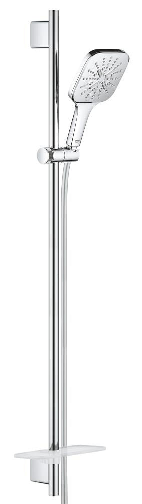 GROHE Rainshower SmartActive 130 Cube brusestangsæt m/sæbeskål 900 mm 3-sprays krom - 1