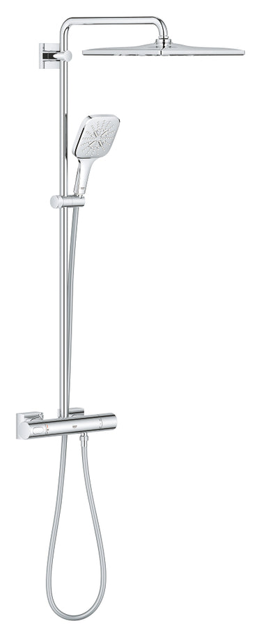 GROHE Rainshower SmartActive 310 Cube brusesystem med termostat til væg krom - 1