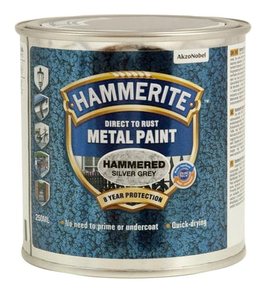 Hammerite Hammer Sølv Grå 250ml - 1