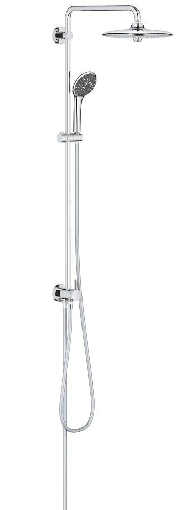 GROHE Vitalio Joy 260 brusesystem m/omskifter til væg krom - 1