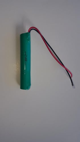 Batteripakke Nød & Panik 3,6V - 1,6 Ah L-type NiMh - 1
