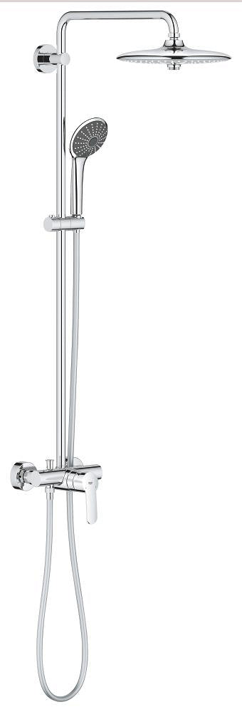 GROHE Vitalio Joy 260 etgrebs brusesystem til væg krom - 1
