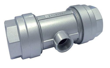 Tee-stykke med kondens aftap 63-1/2" - 1