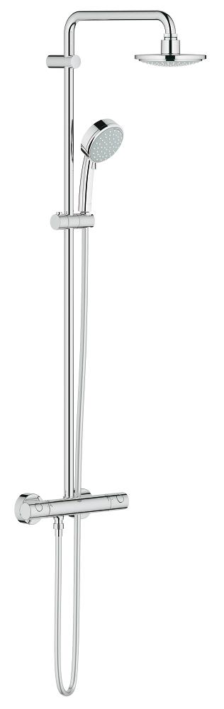 GROHE Tempesta Cosmopolitan 160 brusesystem med termostat til væg krom - 1