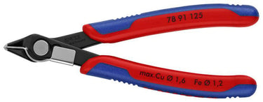 Knipex elektronik bidetang Super Knips bruneret m/lille facet og trådholder 125 mm - 1