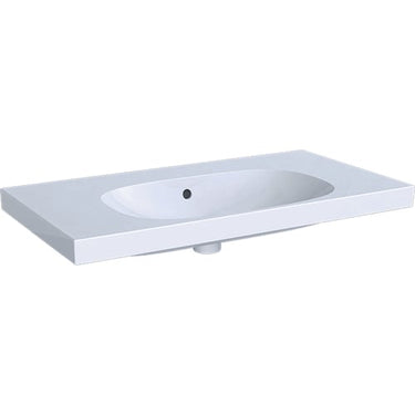Geberit Acanto håndvask 900x168x482mm t/møbel/bolt hvid porcelæn - 1