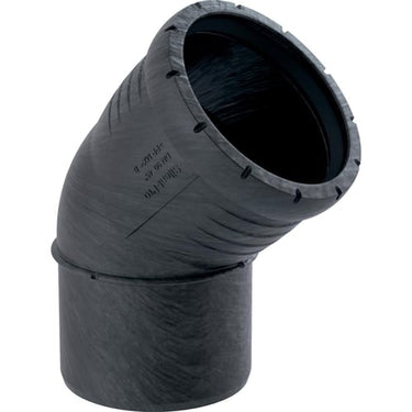 Geberit Silent Pro PP MX bøjning 45° 50mm stikmf - 1