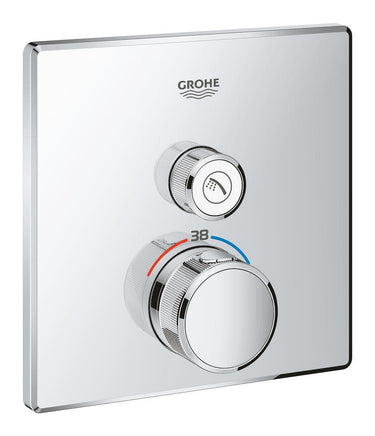 Grohtherm SmartControl termostat udvendig del firkant 1SC - 1