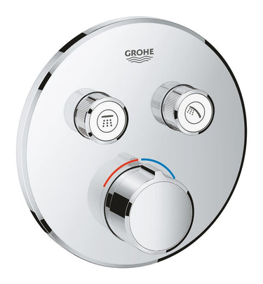 GROHE SmartControl termostat udv. del rund 2SC krom - 1