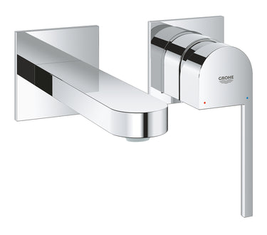 GROHE Plus 2-huls håndvaskarmatur str. M krom - 1