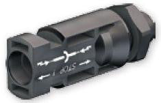 Solar chassis-stik MC4 han (-) 6mm² - 1