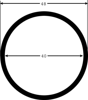 Spiralslange Ø40mm indv. sort - 1