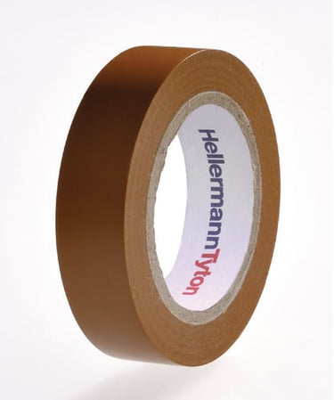 HelaTape Flex 15mm x 10m Brun 10 ruller - 1