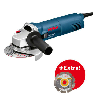 Blå Bosch 1400W Vinkelsliber 125mm GWS 1400 m/Diamantskive - 1