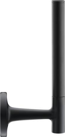 Duravit Starck T reserve papirholder sort mat - 1