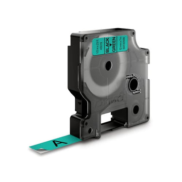DYMO D1 tape sort/grøn 12mmx7m - 1