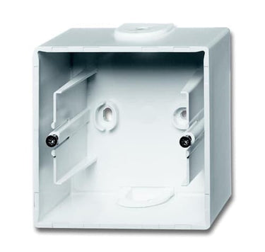 ABB-basic55 Underlag blank hvid 1 modul leveres uden ramme - 1