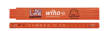 Wiha elektrikertommestok Longlife 2m m/hul til fiskning - 1