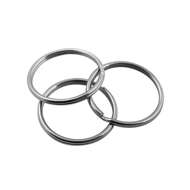 Nøglering Ø38 mm forniklet (50 stk pakning) - 1