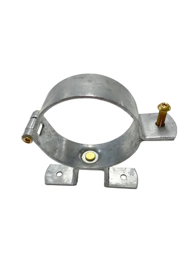Hængseslsstift galvaniseret Ø76 x 30/2 mm til træ - 1