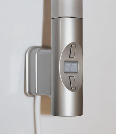 KRISS Nuvo 2 elvarmeelement rund profil 600W steel look - 1