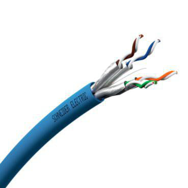 Actassi skærmet datakabel Cat 6A U/FTP 4P CL-MNC 550MHz 500M Cca blå separationsklasse C - 1
