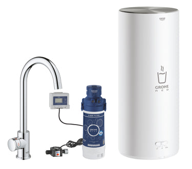 GROHE Red II Mono hane med kogende vand 7 l-kedel C-tud krom - 1