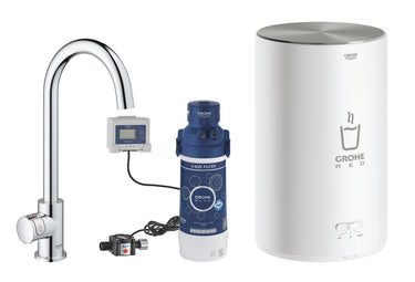 GROHE Red II Mono hane med kogende vand 4 l-kedel C-tud krom - 1