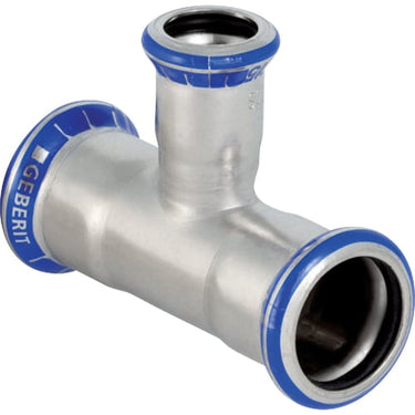 Geberit Mapress t-stykke 42 x 15 x 42mm presmf st rf/syrefast - 1