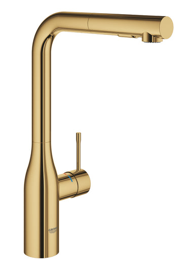 GROHE Essence køkkenarmatur L-tud med udtræksbruser cool sunrise - 1