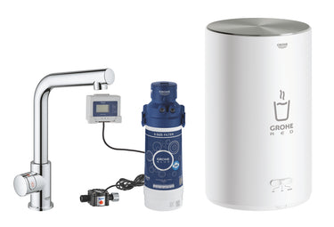 GROHE Red Mono hane med kogende vand 4 l-kedel L-tud krom - 1
