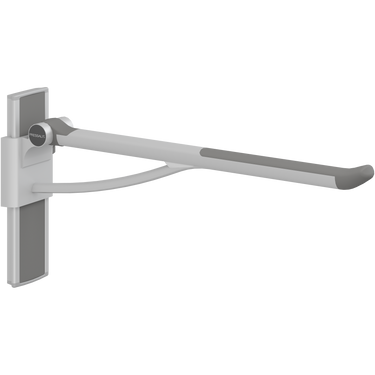 Pressalit PLUS toiletstøtte 850 mm højderegulérbar antracitgrå - 1
