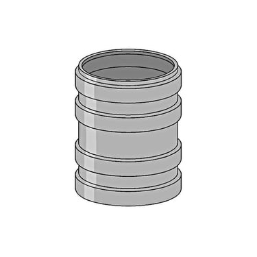Friaphon Ø52 mm Dobbeltmuffe M/Ekspansion - 1