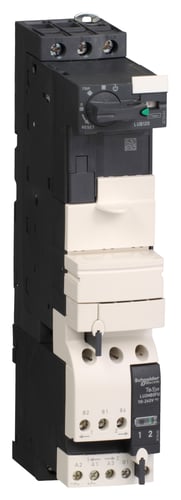 TeSys U grundmodul LU2B12BL 12 A - 24 V DC skrueterminal - 1