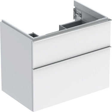 Geberit Icon vaskeskab 740 x 476 x 615 mm 2 skuffer hvid højkomprimeret trelags-spånplade lakeret blankpoleret - 1