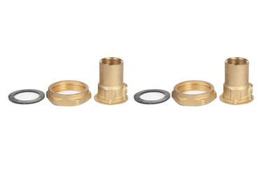 Grundfos unionssæt messing m/afspærring 3/4" Type 25 - 1