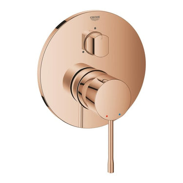 GROHE Essence New etgrebsbatteri Ø158 mm x 136 mm 3-vejs Warm Sunset messing - 1