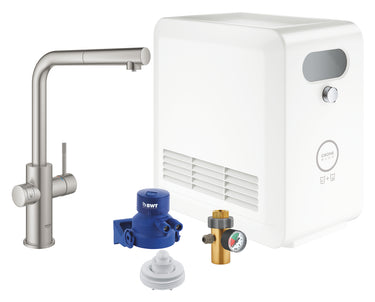 GROHE Blue Professional L-tud med udtræk mousseur SuperSteel - 1