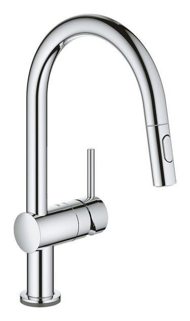 GROHE Minta Touch køkkenarmatur C-tud bruser dual krom - 1