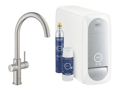 GROHE Blue Home etgreb køkken C-tud SuperSteel - 1